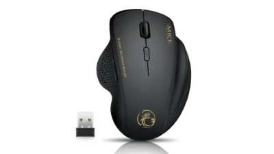 2.4GHz Wireless Optical Mice PC Gaming Mouse 6 Buttons & USB Receiver for Laptop