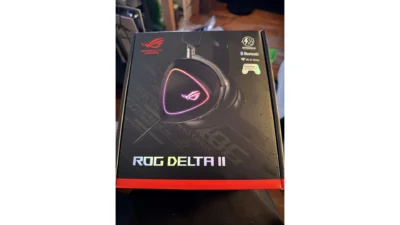 ASUS ROG Delta II 2 Wireless RGB Gaming Headset for PC/Mac, Xbox, PS5, PS4 Black