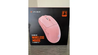ATK Blazing Sky F1 V2 Wireless Gaming Mouse, 39 g, PAW3950 Ultra Sensor Pink