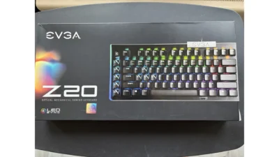 EVGA Z20 RGB Optical Mechanical Gaming Keyboard - Clicky Switches - Tested