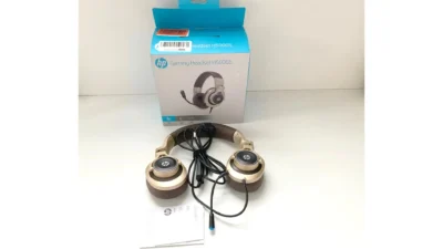 HP Wired Gaming Headset RGB Adjustable Mic LED Light PS4 PS5 PC