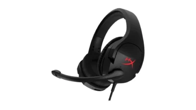 HyperX Cloud Stinger Gaming Headset, Lightweight, Comfortable Memory Foam, Swivel to Mute Noise-Cancellation Mic, Works on PC, PS4, PS5, Xbox One, Xbox Series X S and Mobile, Black