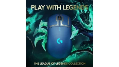 LOGITECH G PRO WIRELESS GAMING MOUSE - LEGENDS - LIGHTSPEED - LIGHTSYNC - BLUE