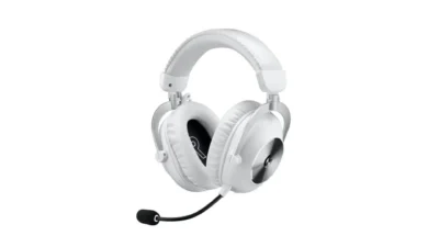 Logitech G PRO X 2 Lightspeed Wireless Gaming Headset, Detachable Boom Mic, 50mm Graphene Drivers, DTS:X Headphone 2.0-7.1 Surround, Bluetooth/USB/3.5mm Aux, for PC, PS5, PS4, Nintendo Switch - White