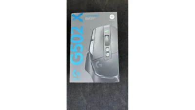Logitech G502 X LIGHTSPEED Wireless Gaming Mouse HERO 25K LIGHTFORCE Black Open
