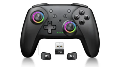 PC Controller, Wireless Bluetooth Controller, 1000mAh Battery, with Hall Effect