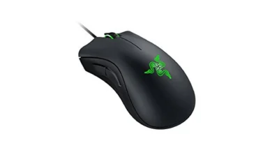 Razer DeathAdder Essential Gaming Mouse: 6400 DPI Optical Sensor - 5 Programmable Buttons - Mechanical Switches - Rubber Side Grips - Classic Black