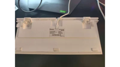 RECCAZR KW75 Pro Wired Mechanical RGB Keyboard, White English QWERTY