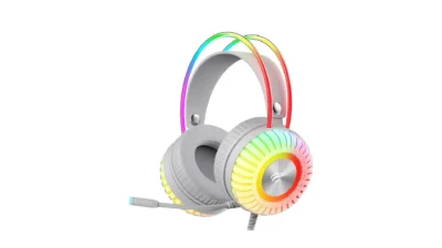RGB gaming headset with deep bass, plush comfort, and a clear HD mic for gaming