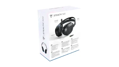 Turtle Beach Stealth 500 Black PlayStation Wireless Gaming Headset with up to 40hr Battery and Bluetooth for PS5, PS4, PC and Mobile