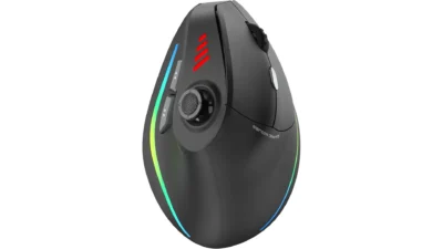 Wireless Gaming Mouse with 5 D Rocker, 24000 DPI/11 Programmable Buttons