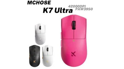 Yeemix Mchose K7 Ultra Esports Gaming Mouse with Magnetic Charging Dock PAW3950