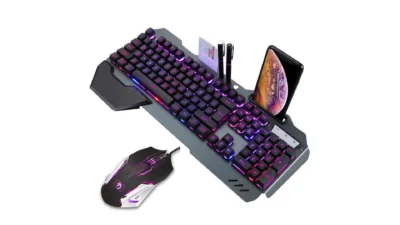 K618 Mechanical feel Gaming Keyboard and Modes RGB Backlight Wired Keyboard