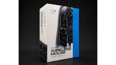 LAMZU Thorn Wireless Gaming Mouse White 52g Ultra Lightweight 26000 DPI