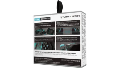 Turtle Beach Atom Black, Cyan Bluetooth Gamepad Analogue / Digital Android